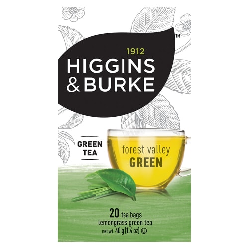 Higgins & Burke Green Tea Bags, Regular